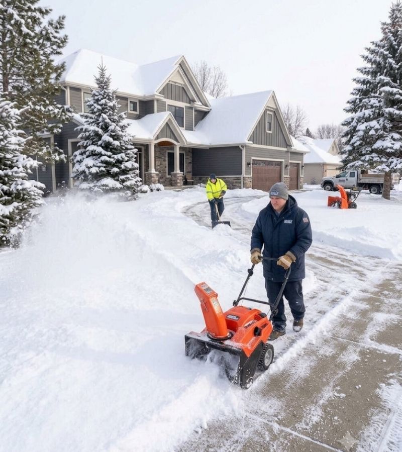 snow removal work
